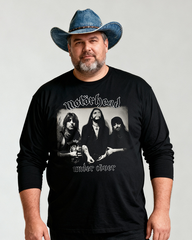 MOTORHEAD Men's Big & Tall Long Sleeve Cotton T-Shirt