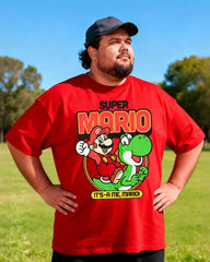 Mario Men's Cotton Big & Tall T-shirt