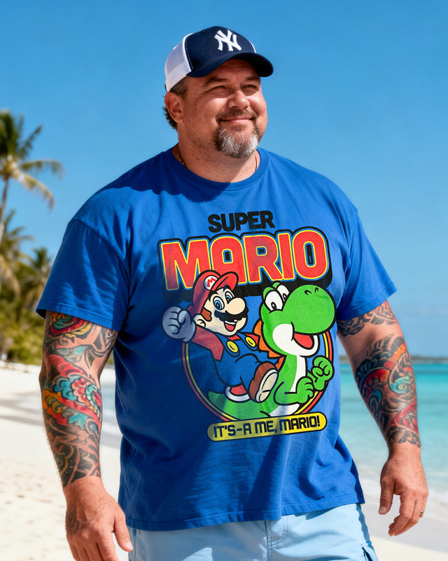 Men's Mario Big & Tall Short Sleeve T-Shirt
