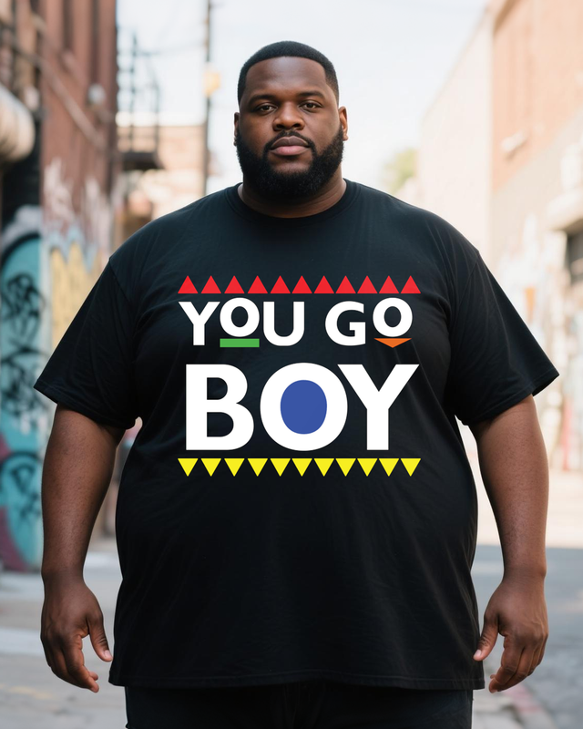 Martin-You-Go-Boy Men's Big & Tall Short Sleeve T-Shirt