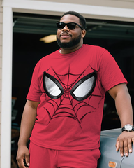Marvel Spider-Man Men's Plus Size T-Shirt & Shorts Set