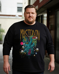 Mastodon Men's Big & Tall Long Sleeve Cotton T-Shirt