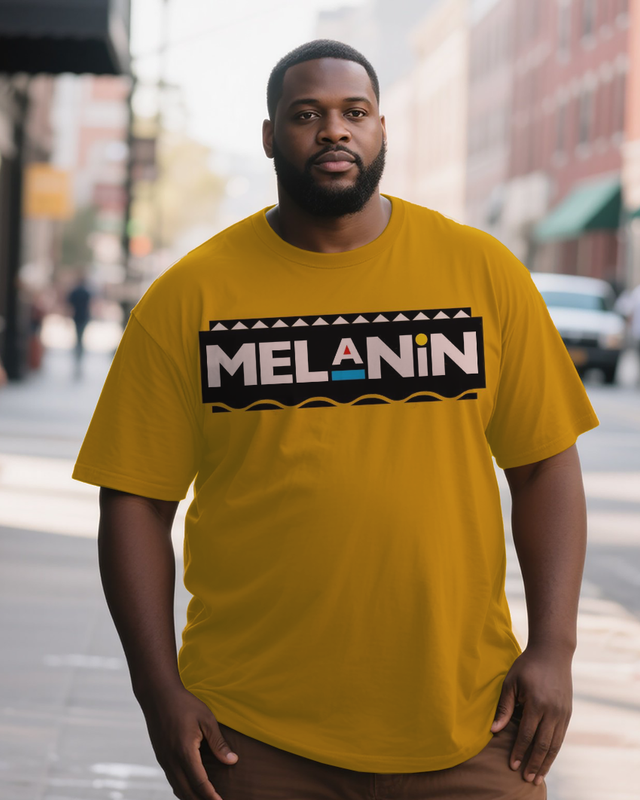 Melanin Men's Big & Tall Short Sleeve T-Shirt