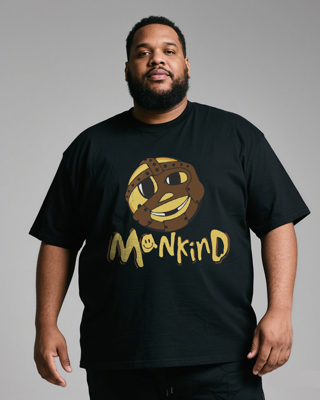Mick Foley Hardcore Men's 100% Cotton Big & Tall T-Shirt