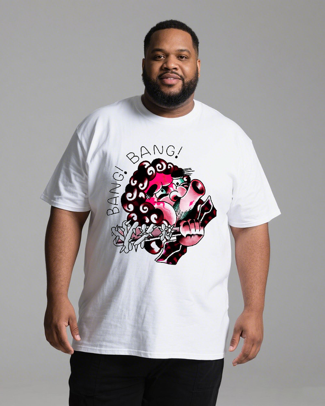Mick Foley Hardcore Men's Plus Size Short Sleeve T-Shirt