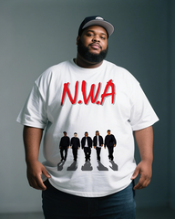 N.W.A Men's Plus Size Short Sleeve T-Shirt