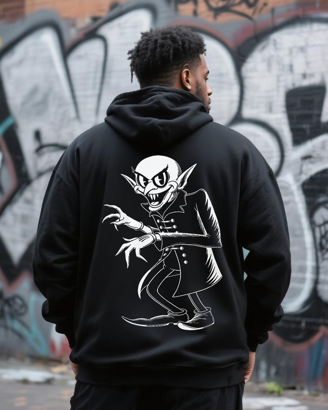 Nosferatu Me Men's Big & Tall Hoodie