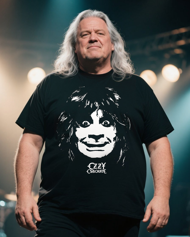 Ozzy Osbourne Men's Plus Size Short Sleeve T-Shirt