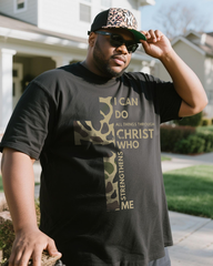 Phillippians 4-13 Men's Plus Size Short Sleeve T-Shirt