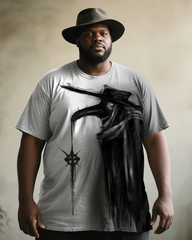 Plague Doctor Men's Plus Size Short Sleeve T-Shirt