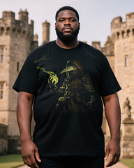 Plague Doctor Men's Plus Size Short Sleeve T-Shirt