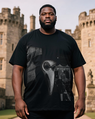 Plague Doctor Men's Plus Size Short Sleeve T-Shirt