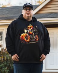 Men's Pumpkin Rider Cotton Big & Tall Hoodie