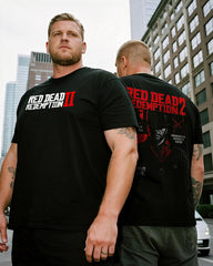 RED DEAD REDEMPTION Men's Plus Size Short Sleeve T-Shirt