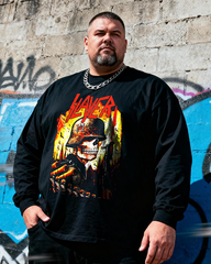 SLAYER Men's Big & Tall Long Sleeve Cotton T-Shirt