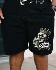 Saint Men's Plus Size T-Shirt & Shorts Set