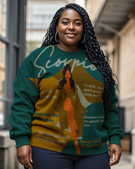 Scorpio Girly Women's Plus Size Sweatshirts