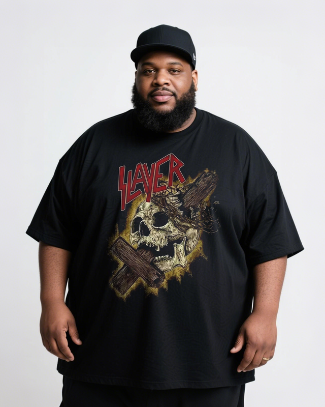 Slayer-Band Men's Plus Size Short Sleeve T-Shirt