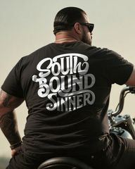 SouthBound Sinner Men's Big & Tall 100% Cotton T-Shirt