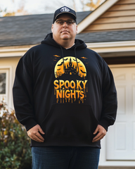 Men's Spooky Nights Cotton Big & Tall Hoodie
