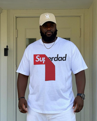 Superdad Men's Plus Size T-Shirt & Shorts Suit