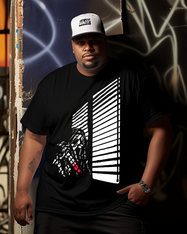 Men's Surprise Sidney Plus Size Short Sleeve T-Shirt