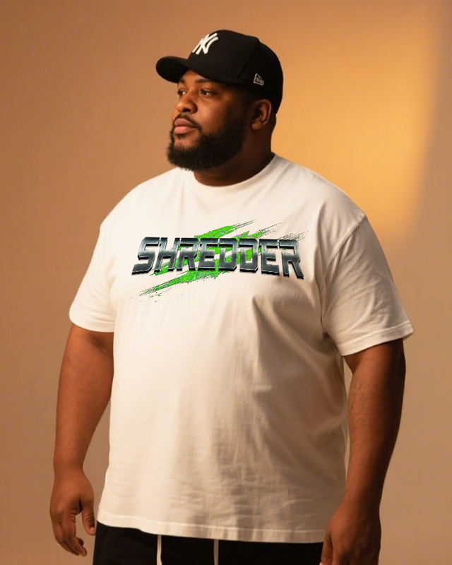 SHREDDER Men's 100% Cotton Big & Tall T-Shirt