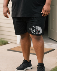 THE KILLER FACE Men's Plus Size T-Shirt & Shorts Suit