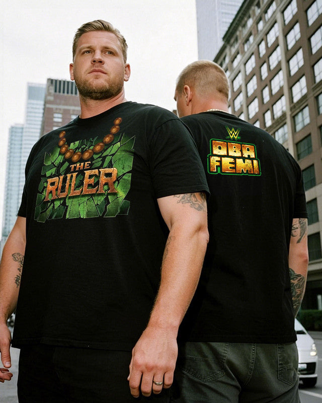 THE RULER Men's Plus Size Short Sleeve T-Shirt