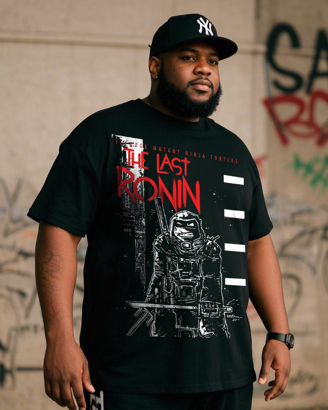TMNT Men's Plus Size Short Sleeve T-Shirt