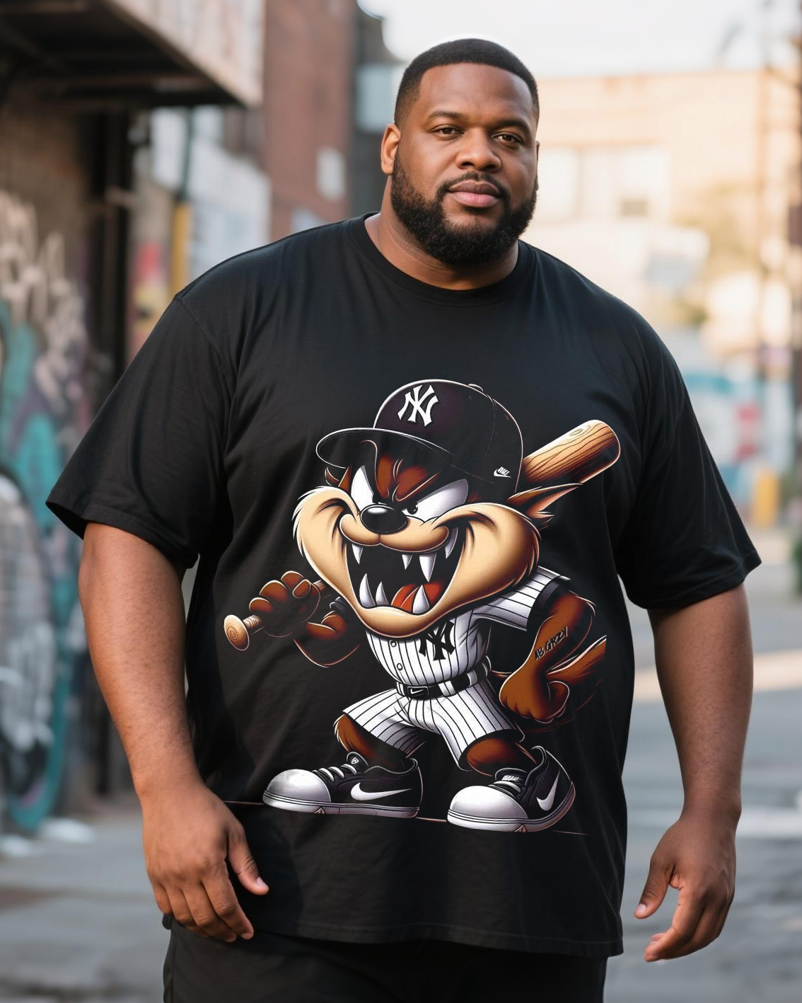 Tasmanian Devil Men's Plus Size Short Sleeve T-Shirt