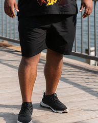 Taz-Mania Men's Plus Size T-Shirt & Shorts Suit