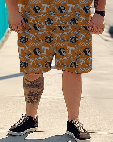 T-shirt et short grande taille pour homme University of Tennessee Vols