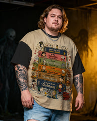 Christmas VHS Men's Plus Size Short Sleeve T-Shirt