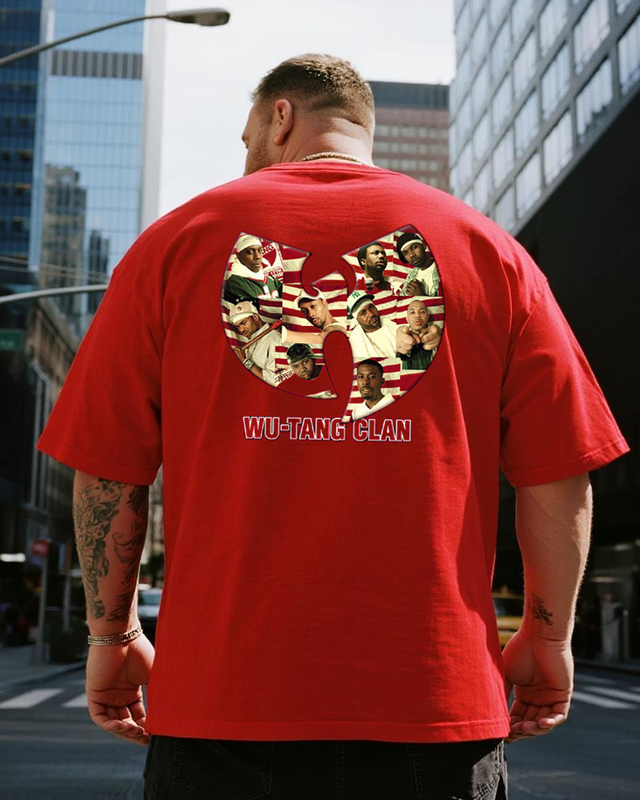 Men's WU TANG Big & Tall 100% Cotton T-Shirt
