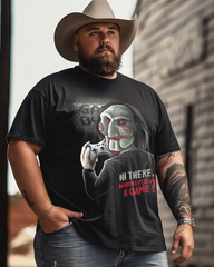 Wanna play a game Men's Cotton Big & Tall T-shirt