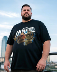 We're Invincible Men's Plus Size Short Sleeve T-Shirt