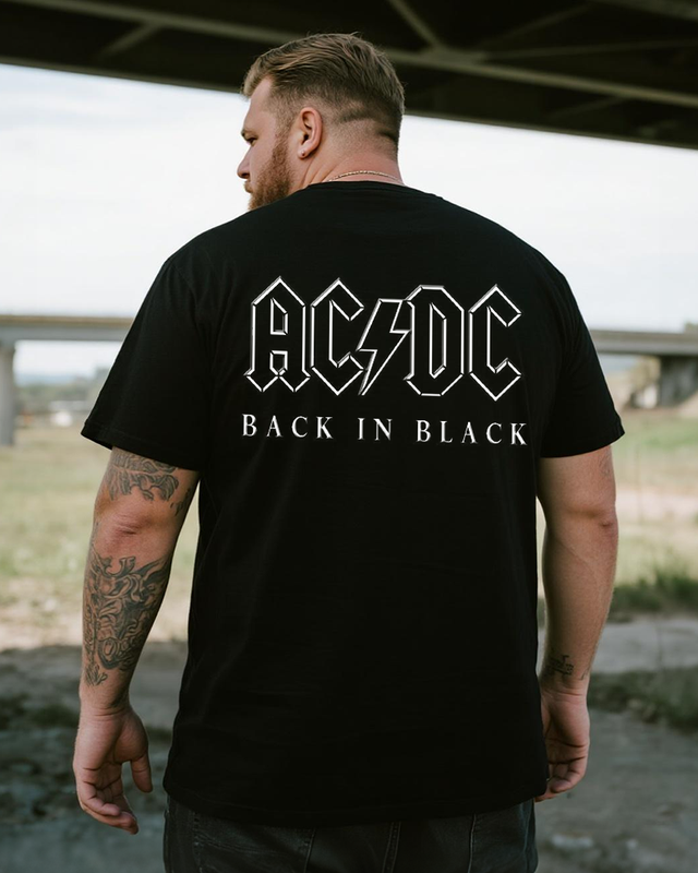 Men's  Band Big & Tall 100% Cotton T-Shirt