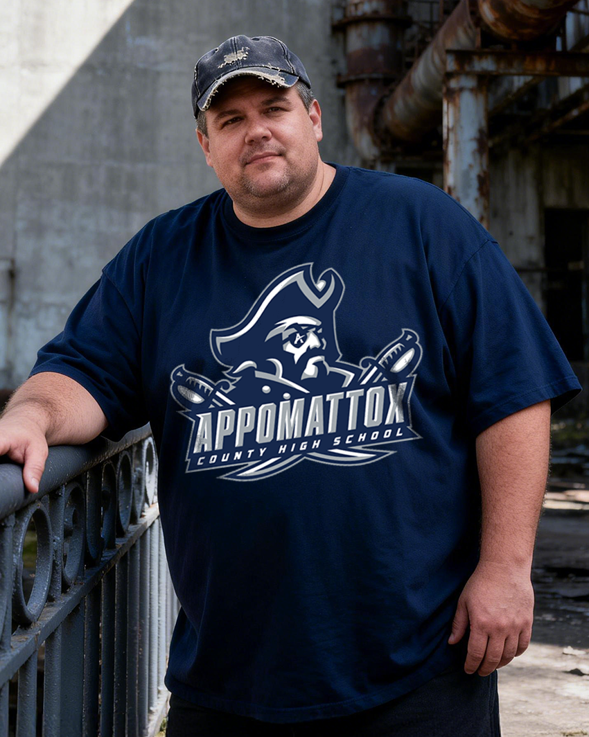 Appomattox Men's Plus Size Short Sleeve T-Shirt
