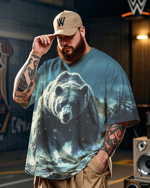 Bear Men's Big & Tall Short Sleeve T-Shirt