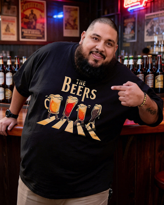 The Beers Men's Plus Size Short Sleeve T-Shirt