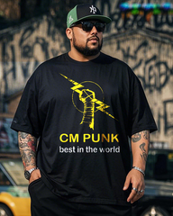Best in The World Men's Plus Size Cotton T-Shirt