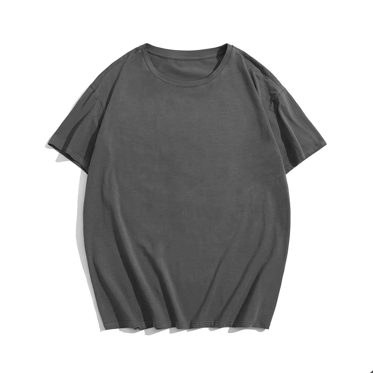 Solid Color T-shirt for Men, Oversize Plus Size Man Clothing - Big Tall Men Must Have
