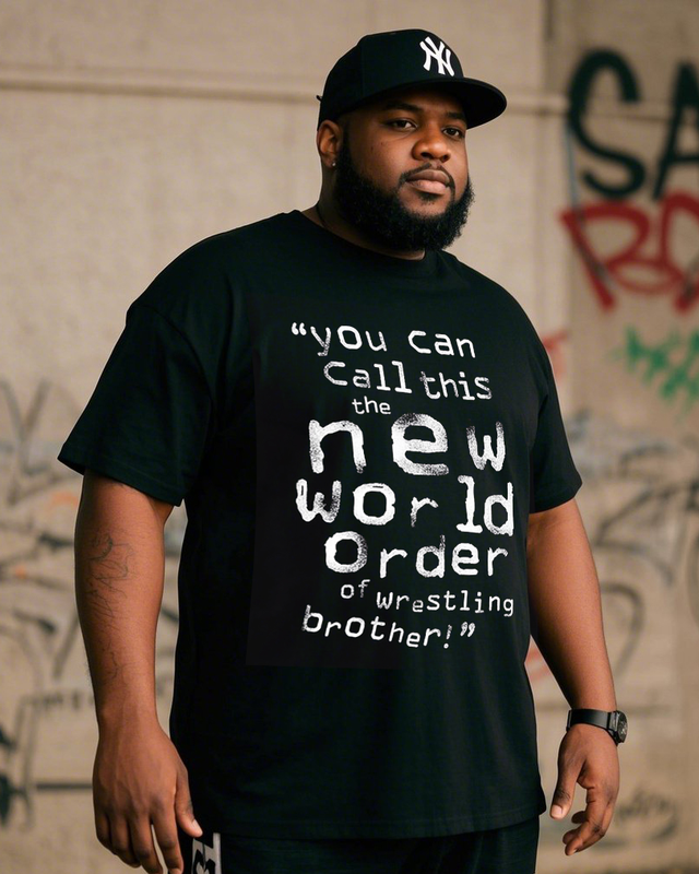 NWO Men's Plus Size Short Sleeve T-Shirt