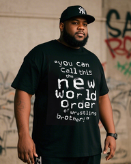 NWO Men's Plus Size Short Sleeve T-Shirt