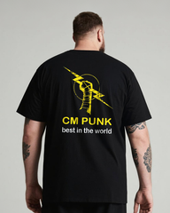 Men's Cm Punk Big & Tall 100% Cotton T-Shirt