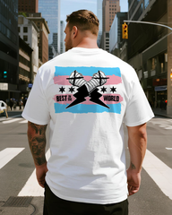 Men's Cm Punk Pink Best in The World Big & Tall 100% Cotton T-Shirt