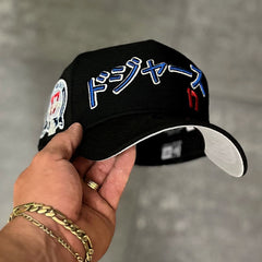 NEW ERA LOS ANGELES DODGERS OHTANI BLACK EMBROIDERED CASUAL BASEBALL CAP