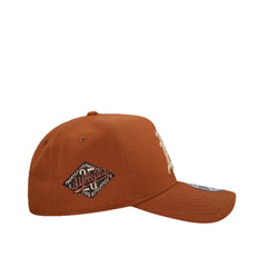 NEW ERA OAKLAND ATHLETICS 25TH ANNIVERSARY EARTHY COPPER EDITION A FRAME SNAPBACK CAP