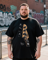 Guitars Men's Plus Size Short Sleeve T-Shirt